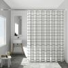 Shower Curtain Bathroom Curtain Big Cube Waterproof Shower Curtain Shower Curtain Waterproof Mildew Proof Dry Wet Separate