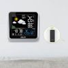 COLOR NEGATIVE DISPLAY WEATHER STATION WITH MOON PHASE