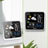 COLOR NEGATIVE DISPLAY WEATHER STATION WITH MOON PHASE