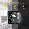 COLOR NEGATIVE DISPLAY WEATHER STATION WITH MOON PHASE