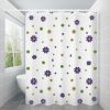 Shower Curtain Bathroom Curtain Big Cube Waterproof Shower Curtain Shower Curtain Waterproof Mildew Proof Dry Wet Separate