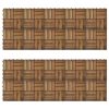 Decking Tiles 11.8"x11.8" Acacia Set of 20