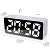 Smart APP Digital Alarm Clock with 100 Colors LED White