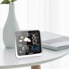 COLOR NEGATIVE DISPLAY WEATHER STATION WITH MOON PHASE