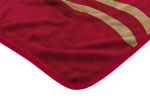 49ERS OFFICIAL NFL "Digitize" Raschel Throw Blanket;  60" x 80"