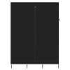 71" Portable Closet Wardrobe Clothes Rack Storage Organizer with Shelf Black