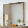 Natural Walnut Wood Mirror