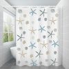 Shower Curtain Bathroom Curtain Big Cube Waterproof Shower Curtain Shower Curtain Waterproof Mildew Proof Dry Wet Separate