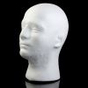 Male Mannequin Styrofoam Foam Manikin Head Model Wig Glasses Hat Display Stand