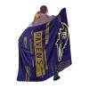 RAVENS OFFICIAL NFL "Digitize" Raschel Throw Blanket;  60" x 80"