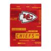 CHIEFS OFFICIAL NFL "Digitize" Raschel Throw Blanket;  60" x 80"