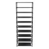 10 Tier Stackable Shoe Rack Storage Shelves - Stainless Steel Frame Holds 50 Pairs Of Shoes