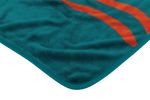 DOLPHINS OFFICIAL NFL "Digitize" Raschel Throw Blanket;  60" x 80"