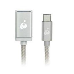 IOGEAR Charge &amp; Sync USB-C to USB Type-A Adapter - Silver