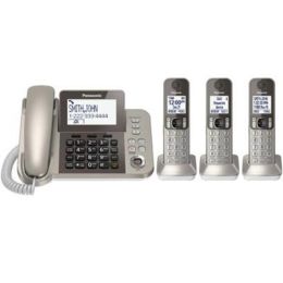 Panasonic KX-TGF353N DECT 6.0 Cordless Phone - Champagne Gold