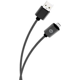 iEssentials IEN-BC10M-BK Charge & Sync Braided Micro USB to USB Cable, 10ft (Black)