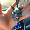 Samurai Kabuto Helmet Hannya Japanese Oni - Car Rear View Mirror Charm Car accessories Rear View Mirror Pendant Car Decoration