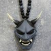 Samurai Kabuto Helmet Hannya Japanese Oni - Car Rear View Mirror Charm Car accessories Rear View Mirror Pendant Car Decoration