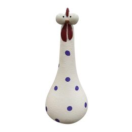 Silly Chicken Decor Resin Hen Ornaments Garden Decoration Outdoor Statues Desktop Decorations For Office Figurines Home Decor (Color: F)