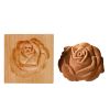 Christmas Wooden Cookie Mold Flower Pine Cone Shape Carved Press Stamp for Biscuit Christmas Decoration Kitchen Baking Tool