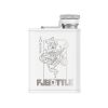 Healter Men's Hip Flask;  Portable Pocket Stainless Steel Flask;  Whiskey Flask for Outdoor Camping Climbing Hiking Picnic