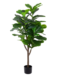 Artificial Tree-Faux Tropical Fake Plan  3.5 Ft Tall Aritificial Tree for Home Decor - Living Room;  Garden;  Office Indoor/Outdoor;  120cm (height: 120cm)