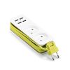 EU Plug Power Strip 220V 1.5m Cable EU Wall Socket