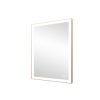 Rectangular Single Aluminum Framed Anti-Fog LED Light Wall Bathroom Vanity Mirror