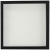 Square Shadow Box Picture Frame Linen Background Real Glass Front for Memorabilia;  Scrapbooking;  Keepsake;  12x12