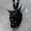 Samurai Kabuto Helmet Hannya Japanese Oni - Car Rear View Mirror Charm Car accessories Rear View Mirror Pendant Car Decoration