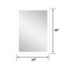 LED Lighted LED Lit Mirror Rectangular Fog Free Frameless Bathroom Vanity Mirror