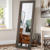 Distressed Wood Full Length Mirror