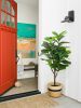 Artificial Tree-Faux Tropical Fake Plan  3.5 Ft Tall Aritificial Tree for Home Decor - Living Room;  Garden;  Office Indoor/Outdoor;  120cm