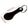 DIY Shopping Trolley Tokens 2pcs Couple Key Chains Decorative Key Hooks Keyrings Aluminum Alloy Key Ring Coin Holder Keychain