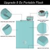 Healter Men's Hip Flask;  Portable Pocket Stainless Steel Flask;  Whiskey Flask for Outdoor Camping Climbing Hiking Picnic